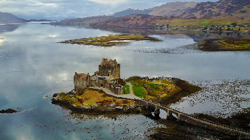 Eileen Donan Castle Scotland Skydronauts.uk
