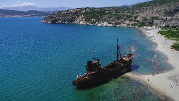 Dimitrios Shipwreck, Gythio, Greece... From Above! Dimitrios Shipwreck, Gythio, Greece... From Above!