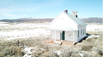 1888 School House- outside of High Aspen Ranch, Colorado - DJI Mavic Pro
