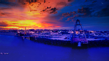 panoramic view at sunrise panoramic view at sunrise