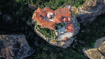 Monastery shapes like a heart