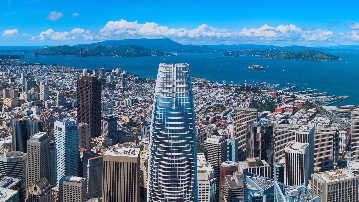 San Francisco SalesForce Tower on a Clear Day