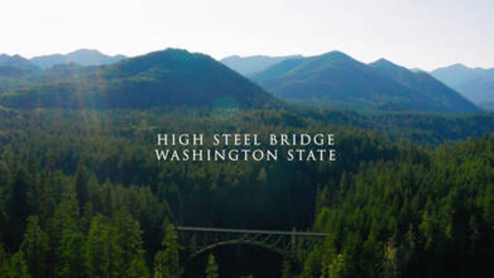 High Steel Bridge Washington State | AirVuz